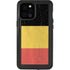 Belgium Flag Distressed iPhone 12 Pro Max Waterproof Case
